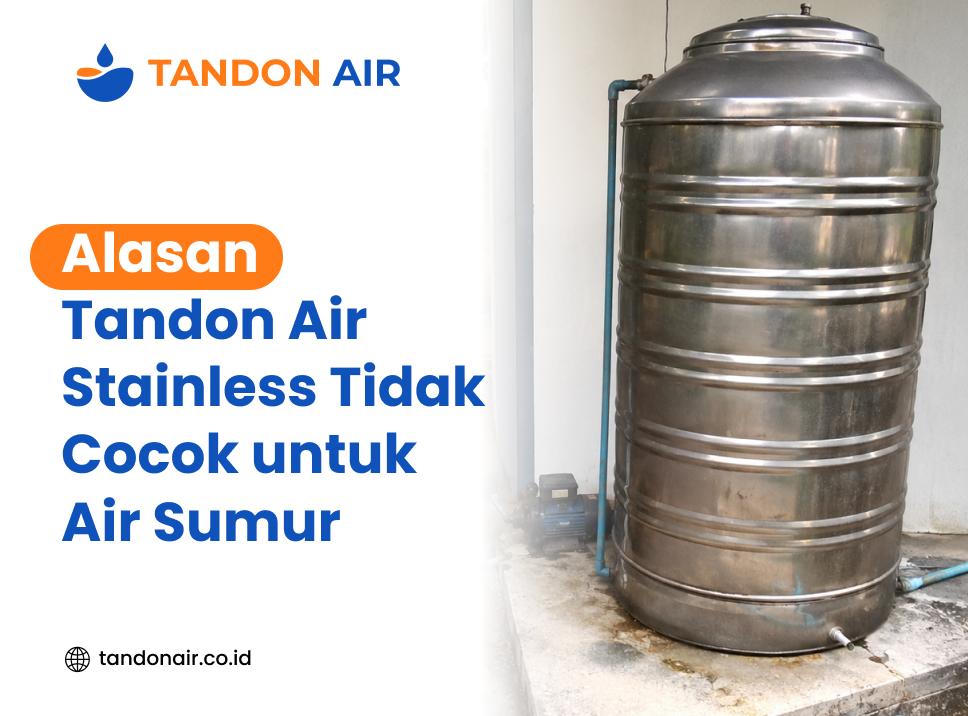 Alasan Tandon Air Stainless Tidak Cocok untuk Air Sumur