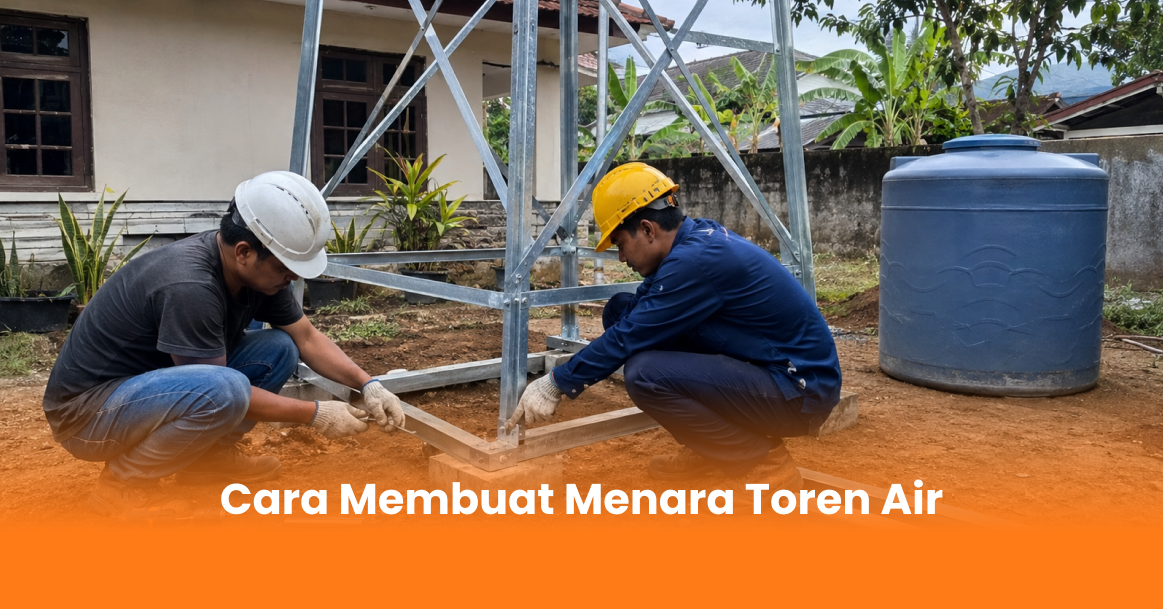 Cara Membuat Menara Toren Air