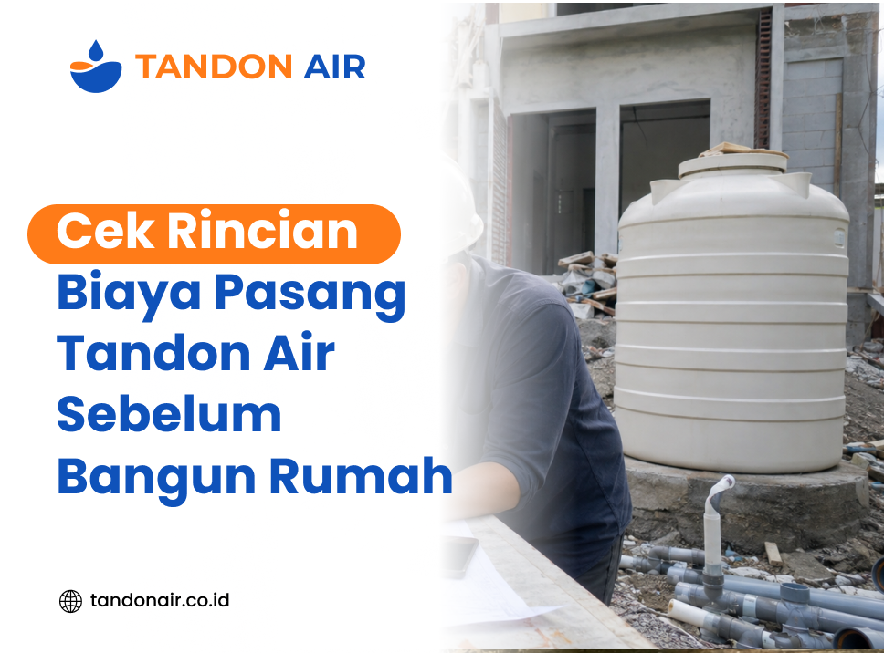 Cek Rincian Biaya Pasang Tandon Air Sebelum Bangun Rumah