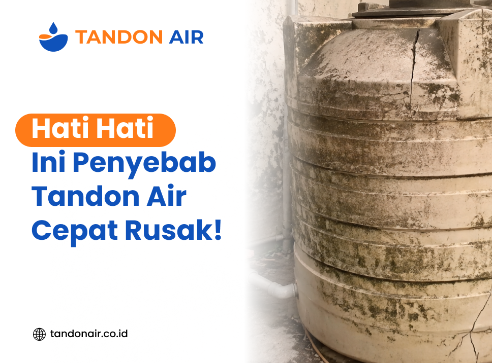 Hati-Hati, Ini Penyebab Tandon Air Cepat Rusak!