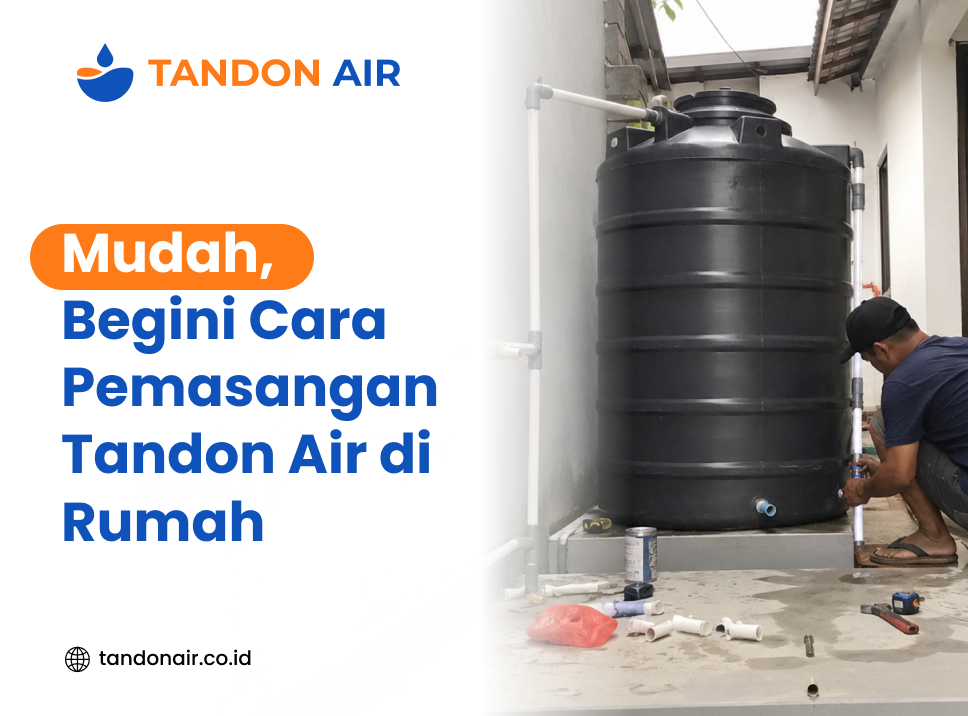 Mudah, Begini Cara Pemasangan Tandon Air di Rumah