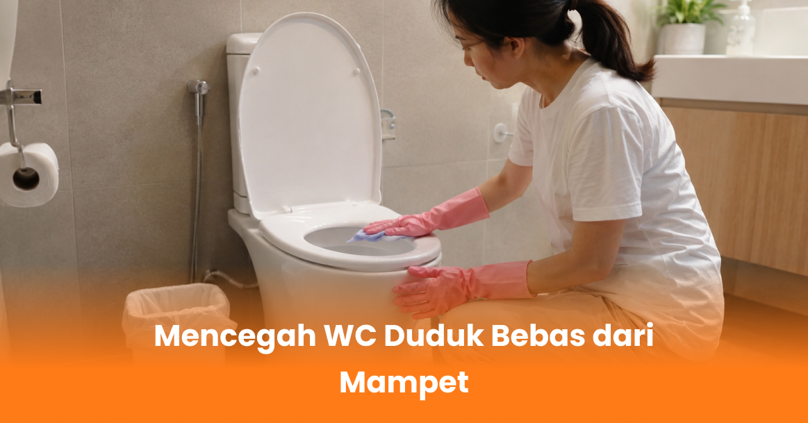 Mencegah WC Duduk Bebas dari Mampet