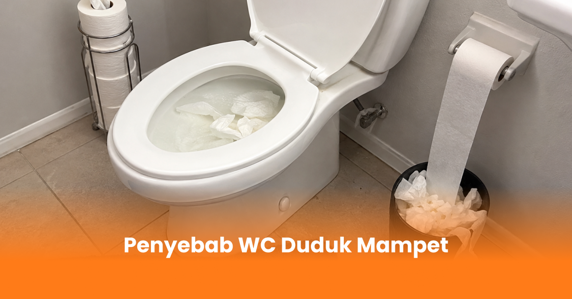 Penyebab WC Duduk Mampet