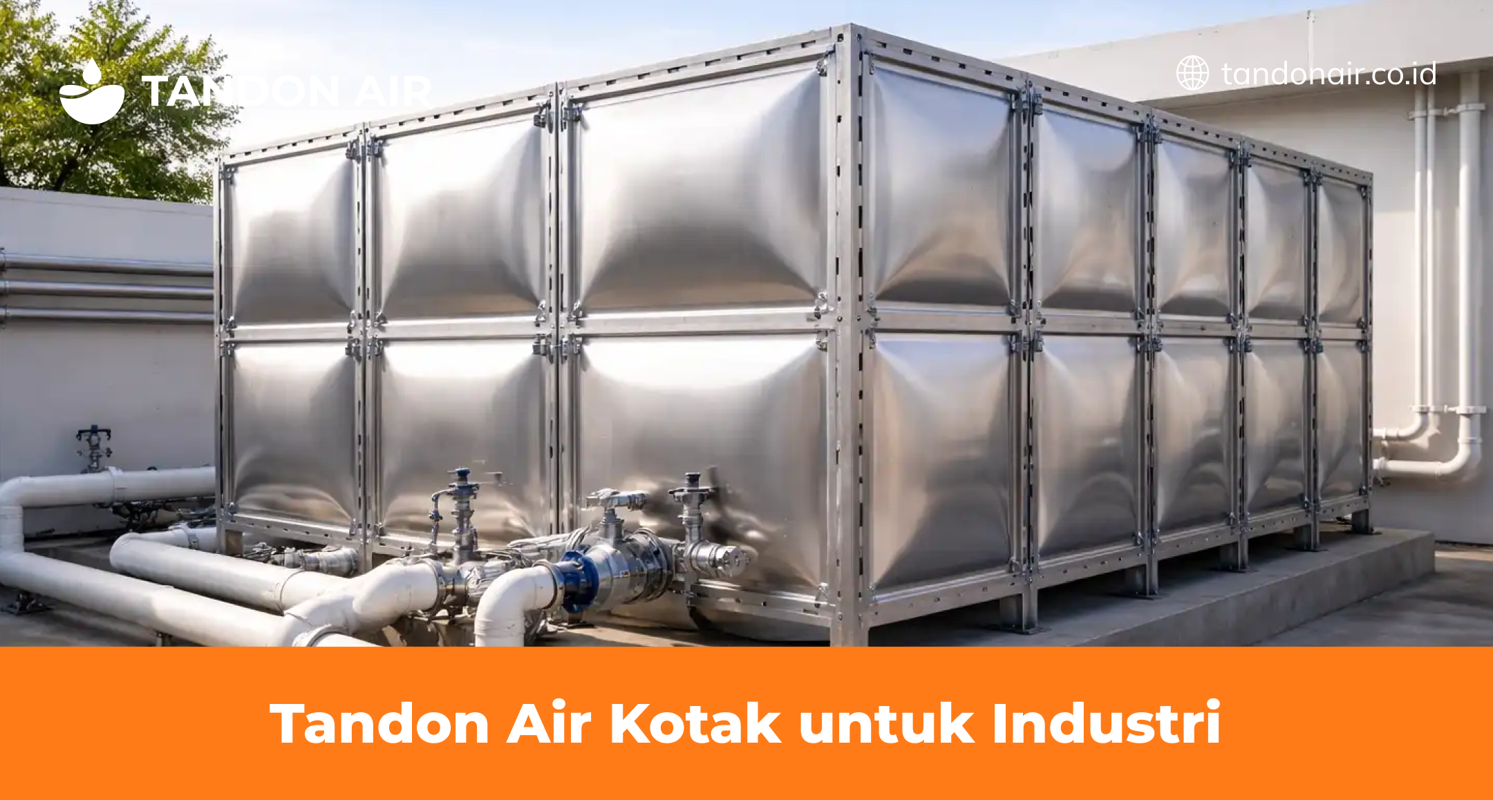Tandon Air Kotak untuk Industri