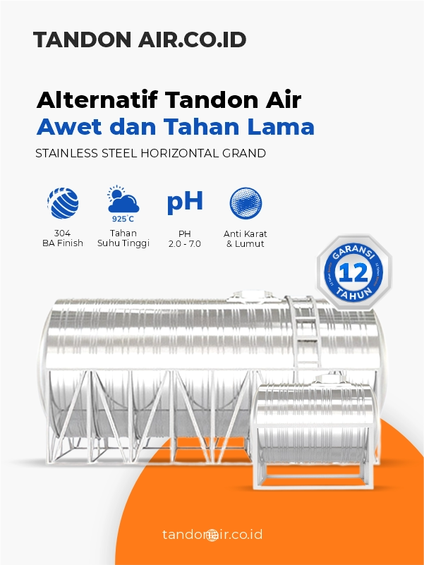 Alternatif Tandon Air Awet dan Tahan Lama