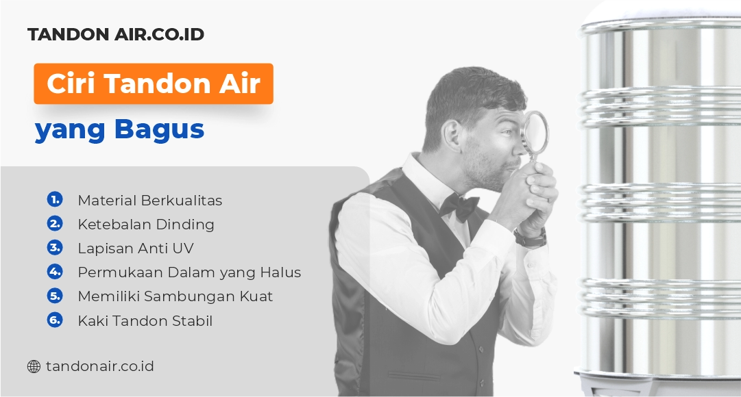 Ciri Tandon Air yang Bagus