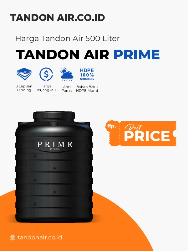 Harga Tandon Air 500 Liter Tandon Air Prime