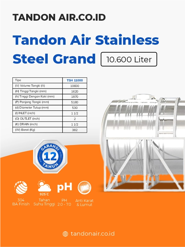 Tandon Air Stainless Steel Grand