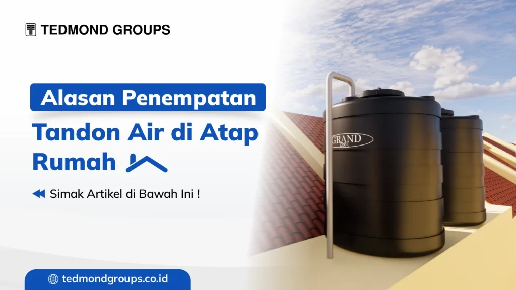 Tandon Air di Atap Rumah