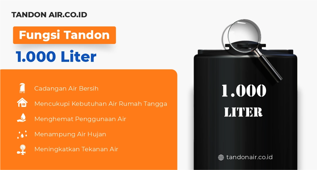 Fungsi Tandon Air 1000 Liter