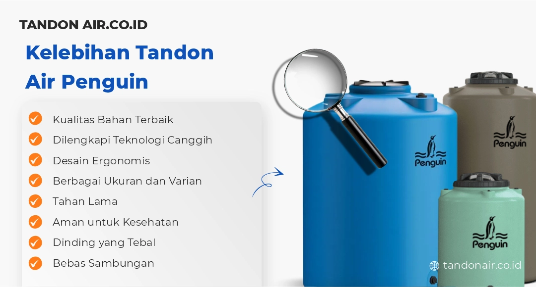 Kelebihan Tandon Air Merk Penguin