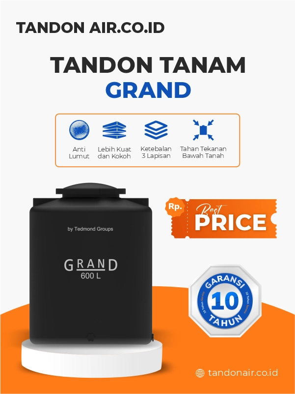 Tandon Air Bawah dengan Harga 2 Jutaan Tandon Air Tanam Grand