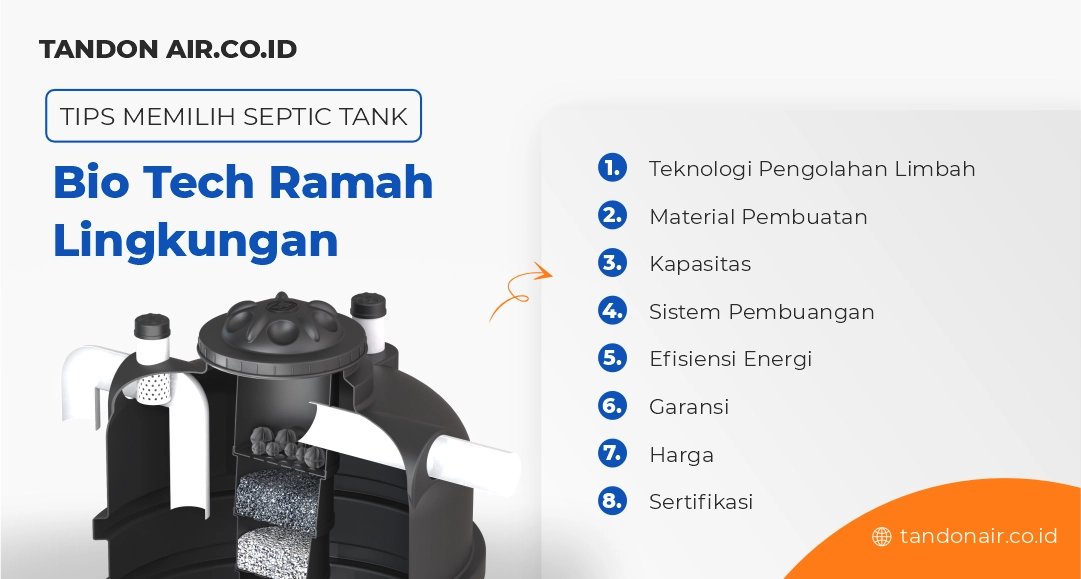 Tips Memilih Septic Tank Bio Tech Ramah Lingkungan