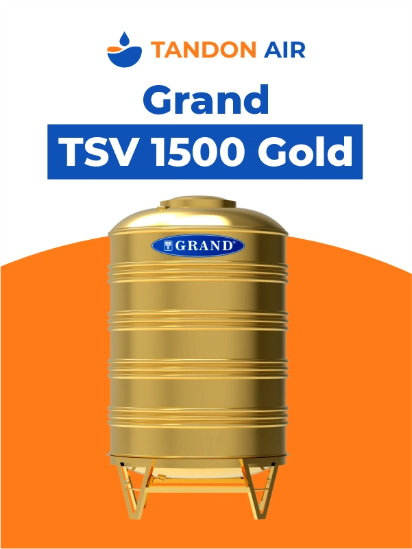 2. Tandon Air Stainless Steel Gold Grand TSV 1500
