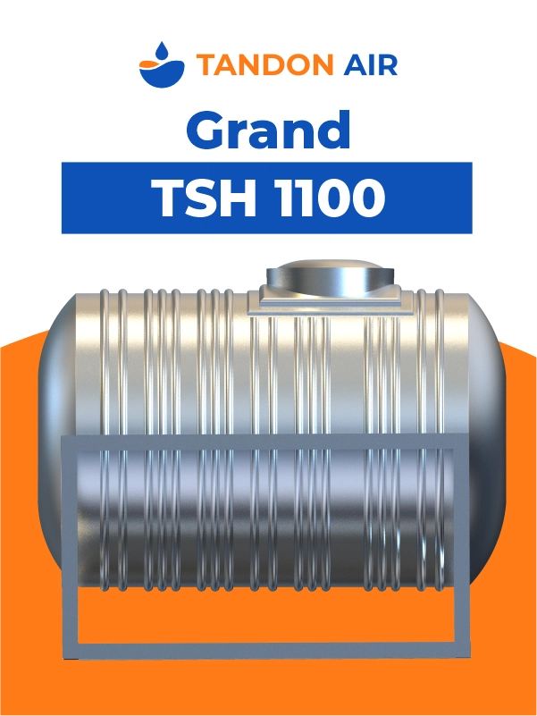 5. Tempat Penampungan Air Stainless Grand Horizontal 1100 Liter 