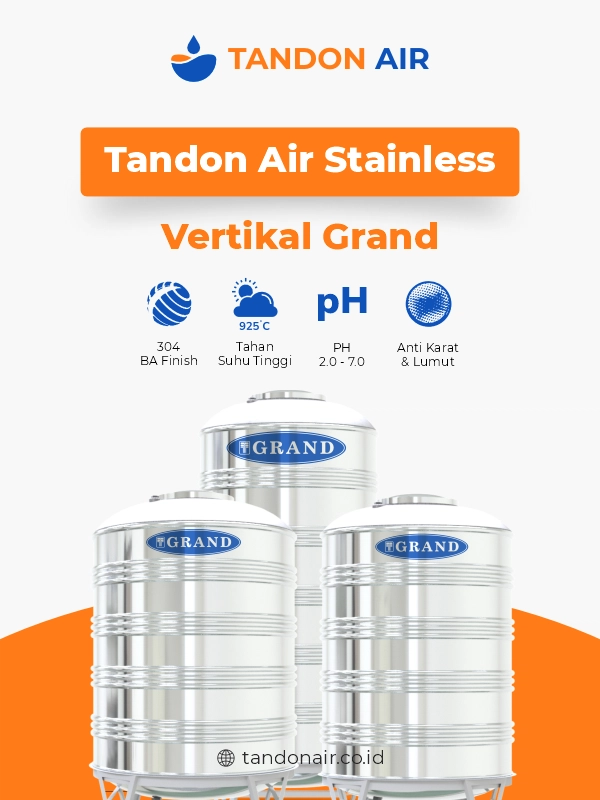 Tandon Air Stainless Vertikal Grand
