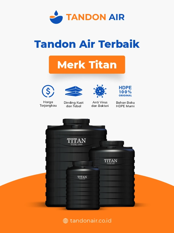 Tandon Air Terbaik Merek Titan