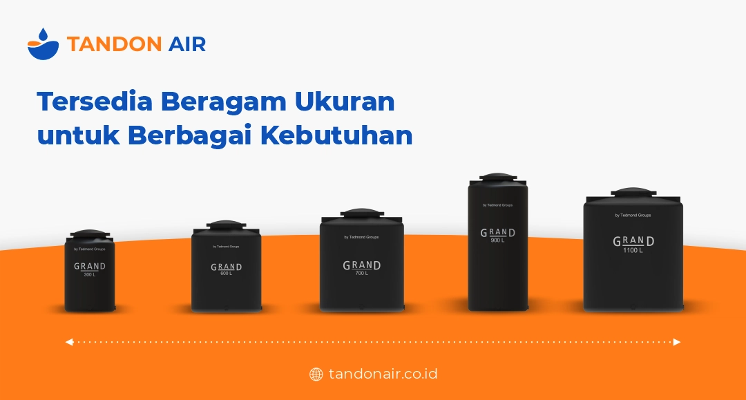 5. Tersedia Beragam Ukuran untuk Berbagai Kebutuhan