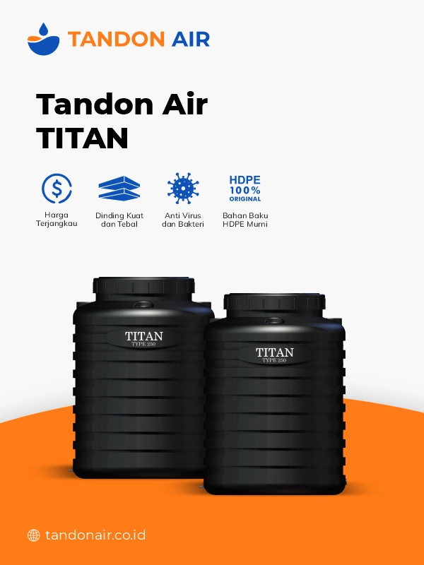 Tandon Air untuk Rumah Merek Titan