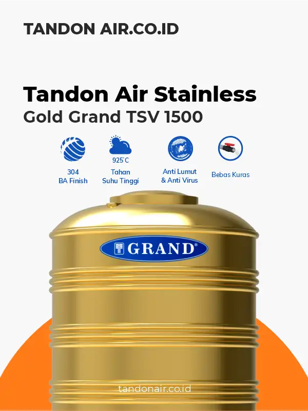 1. Tandon Air Stainless Gold Grand