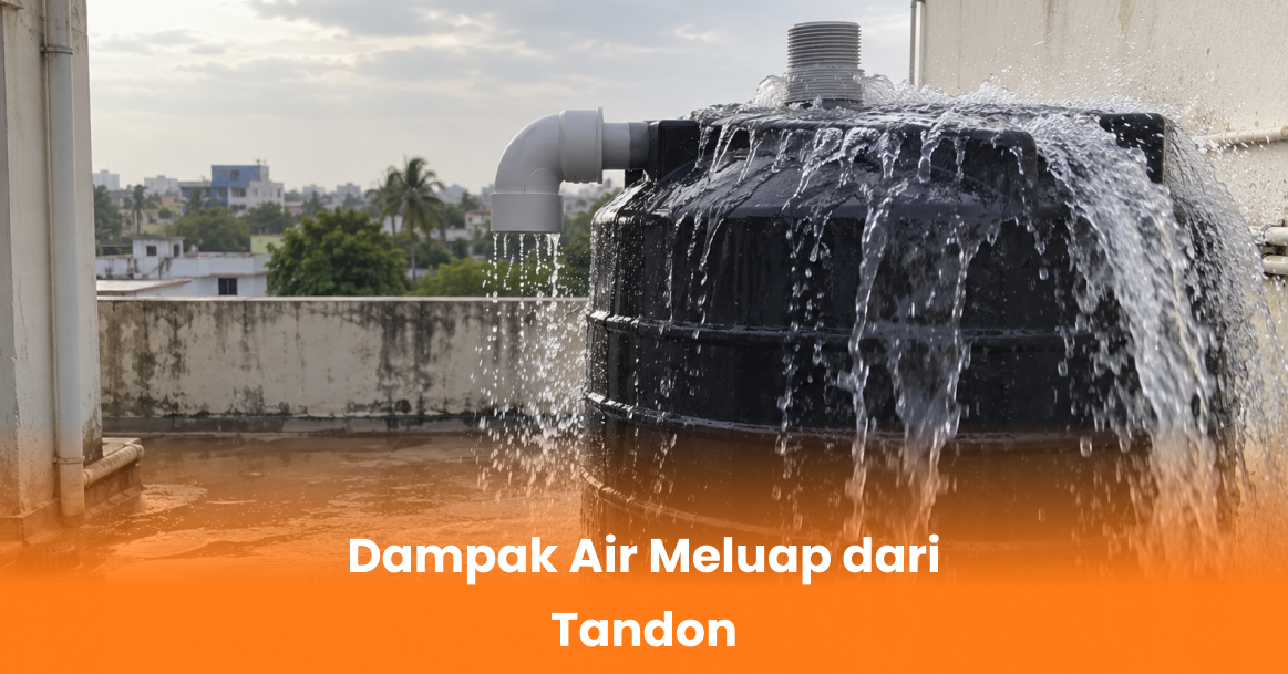 Dampak Air Meluap dari Tandon