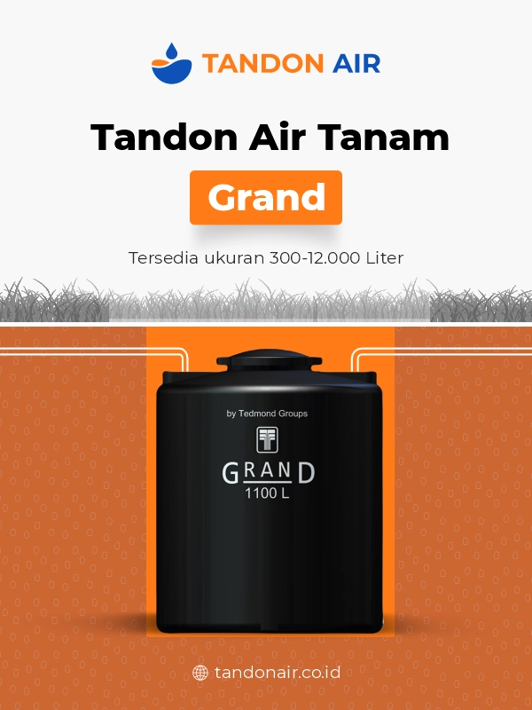 Review Tandon Air Tanam Merk Grand