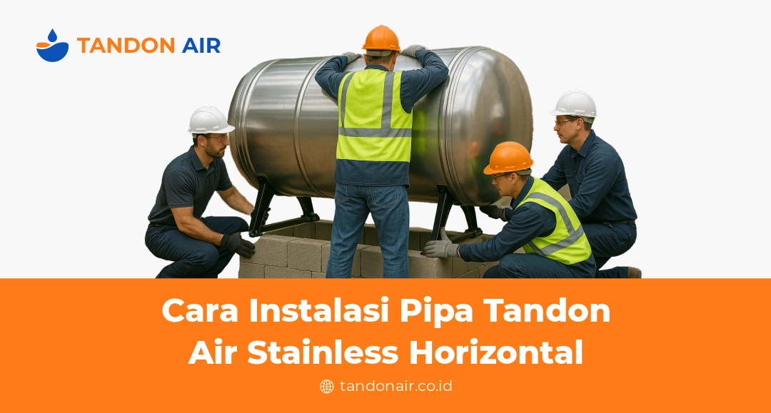 Cara Instalasi Pipa Tandon Air Stainless Horizontal