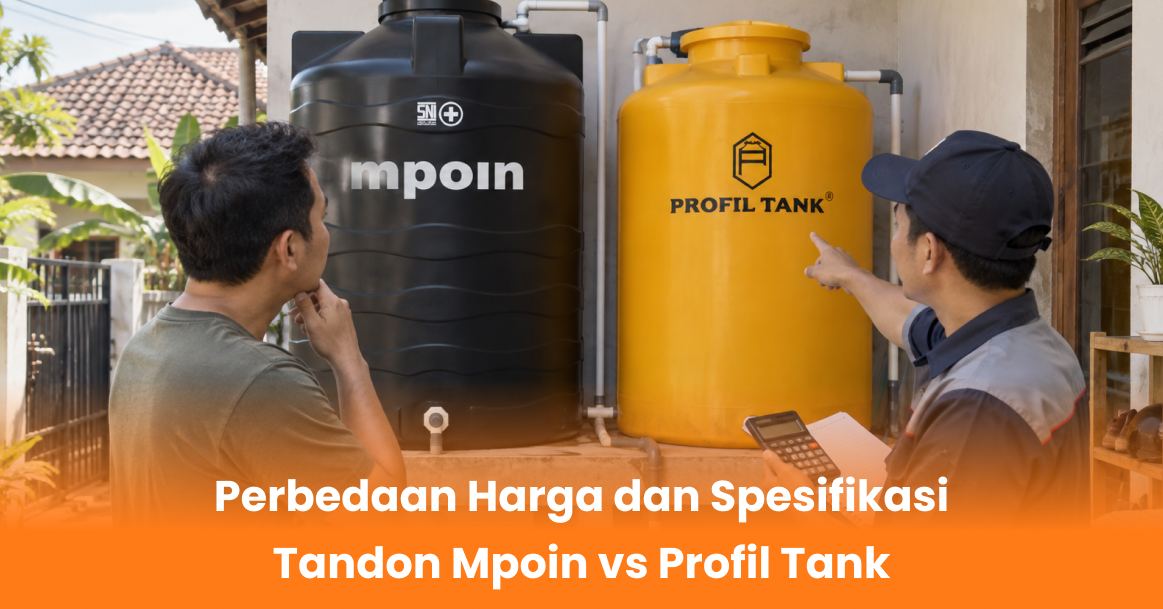 Perbedaan Harga dan Spesifikasi Tandon Mpoin vs Profil Tank