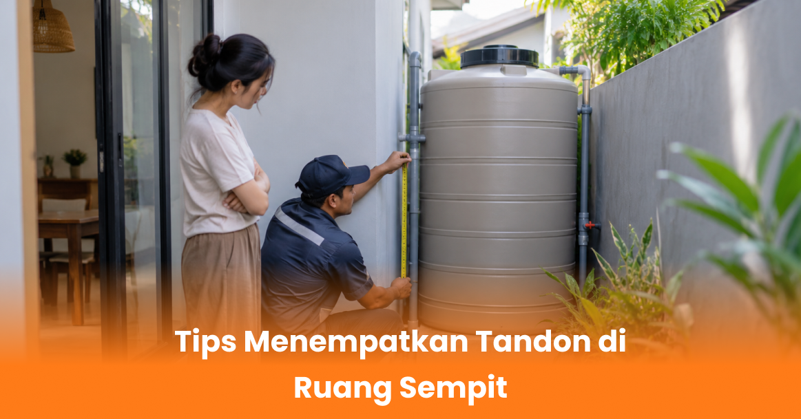 Tips Menempatkan Tandon di Ruang Sempit