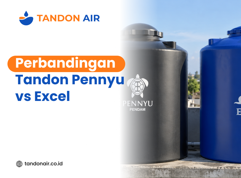 Perbandingan Tandon Pennyu vs Excel