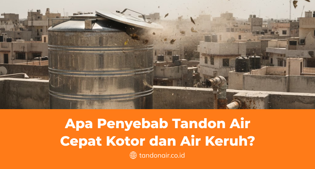 Apa Penyebab Tandon Air Cepat Kotor dan Air Keruh
