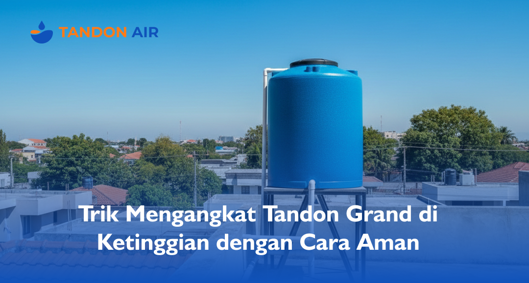 Trik Mengangkat Tandon Grand di Ketinggian dengan Cara Aman