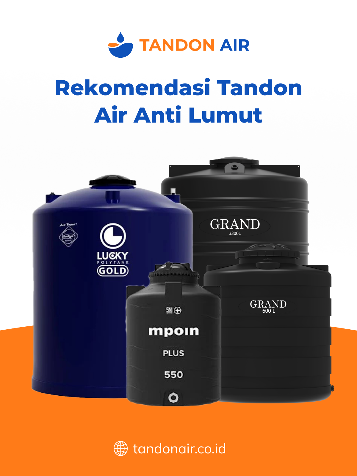 Rekomendasi Tandon Air Anti Lumut