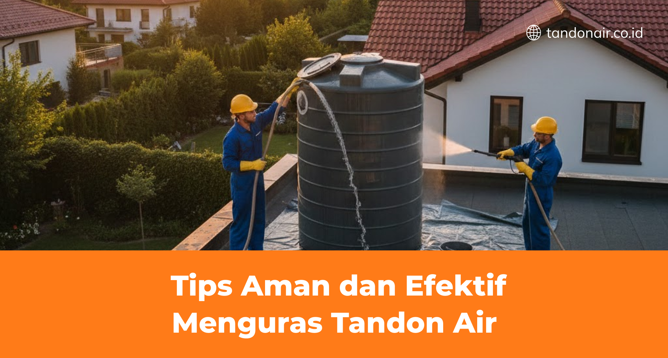 Tips Aman dan Efektif Menguras Tandon Air