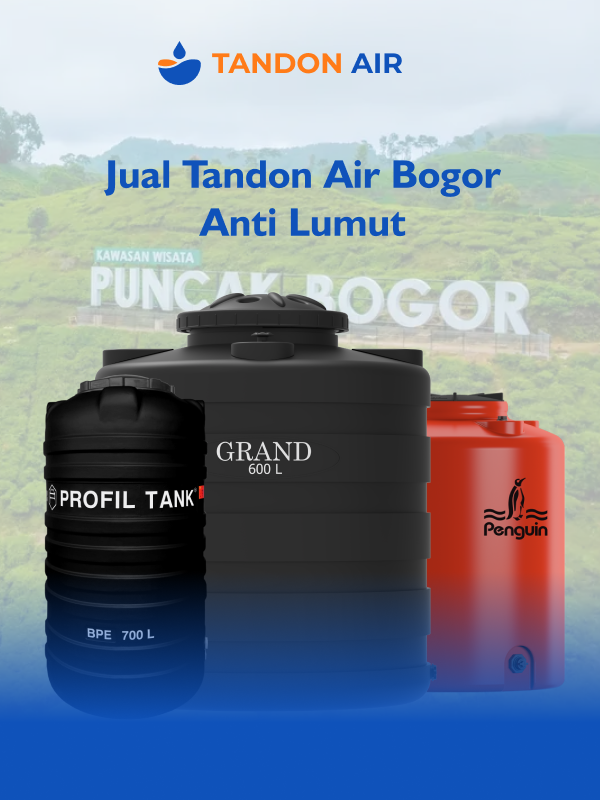 Jual Tandon Air Bogor Anti Lumut