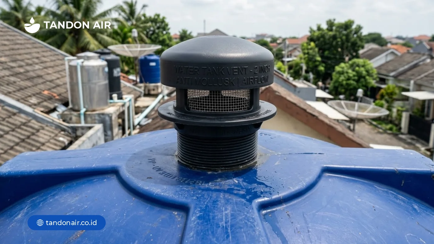 Alat dan Bahan untuk Menambah Tutup Ventilasi di Tandon