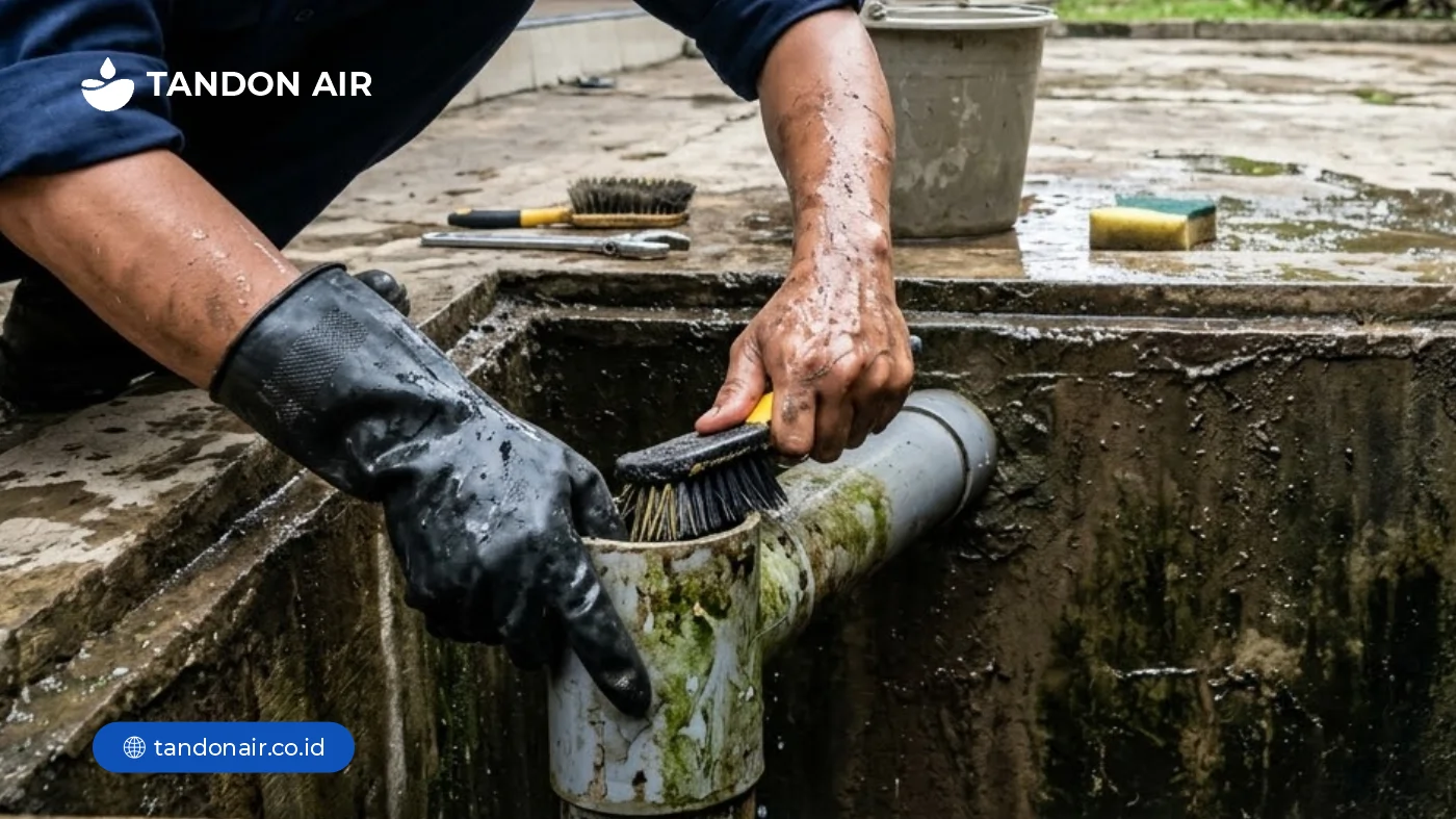 Langkah-Langkah Membersihkan Pipa Saluran Tandon Bawah