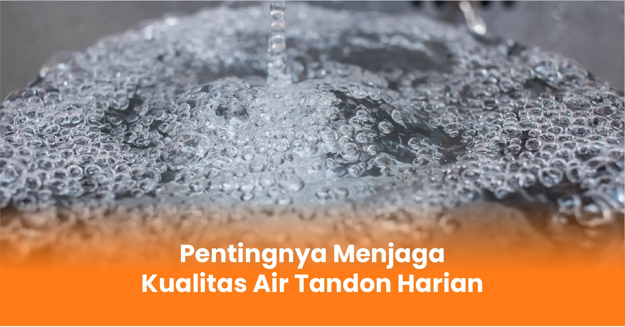 Pentingnya Menjaga Kualitas Air Tandon Harian