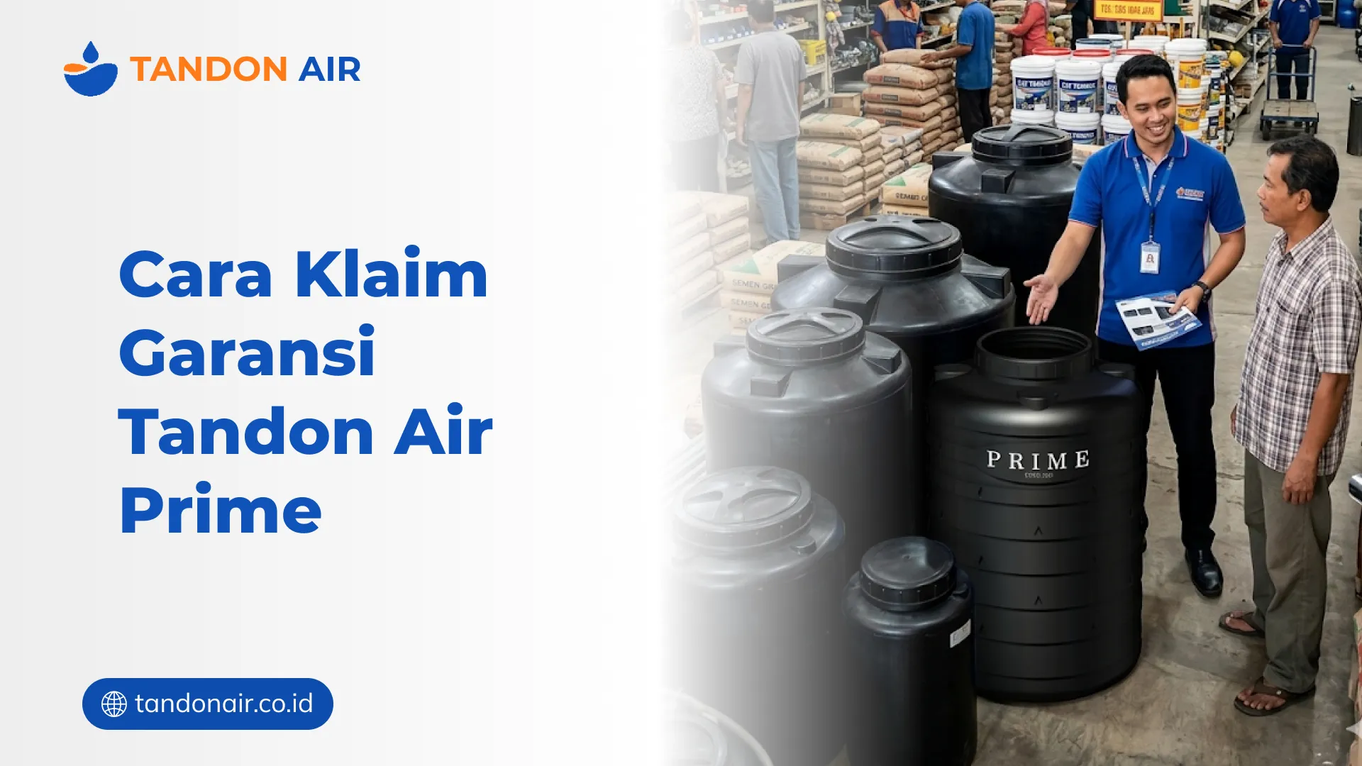 Cara Klaim Garansi Tandon Air Prime