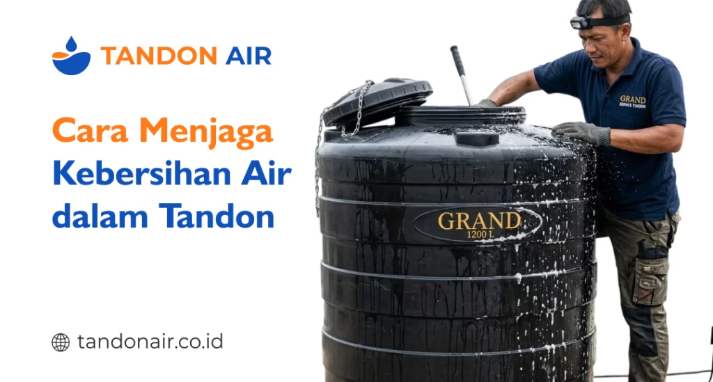 Cara Menjaga Kebersihan Air dalam Tandon