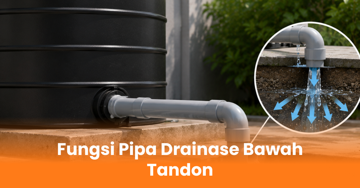 Fungsi Pipa Drainase Bawah Tandon