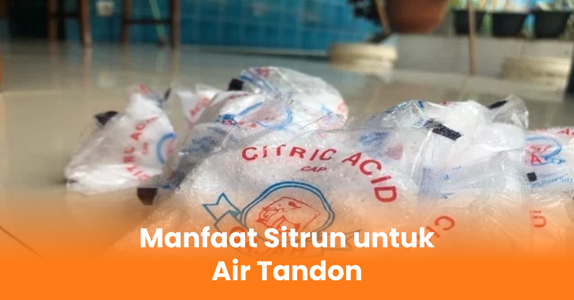 Manfaat Sitrun untuk Air Tandon