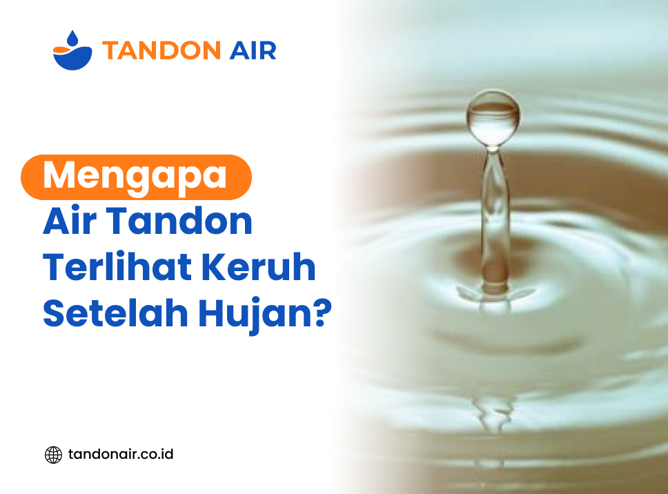 Mengapa Air Tandon Terlihat Keruh Setelah Hujan