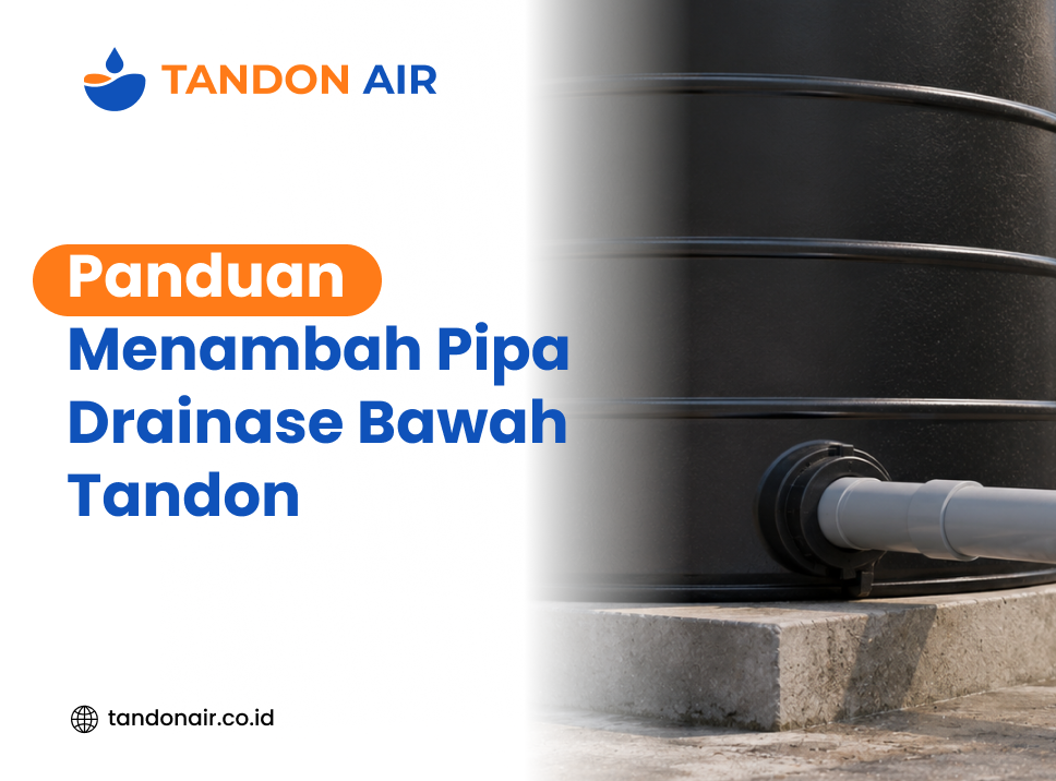 Panduan Menambah Pipa Drainase Bawah Tandon