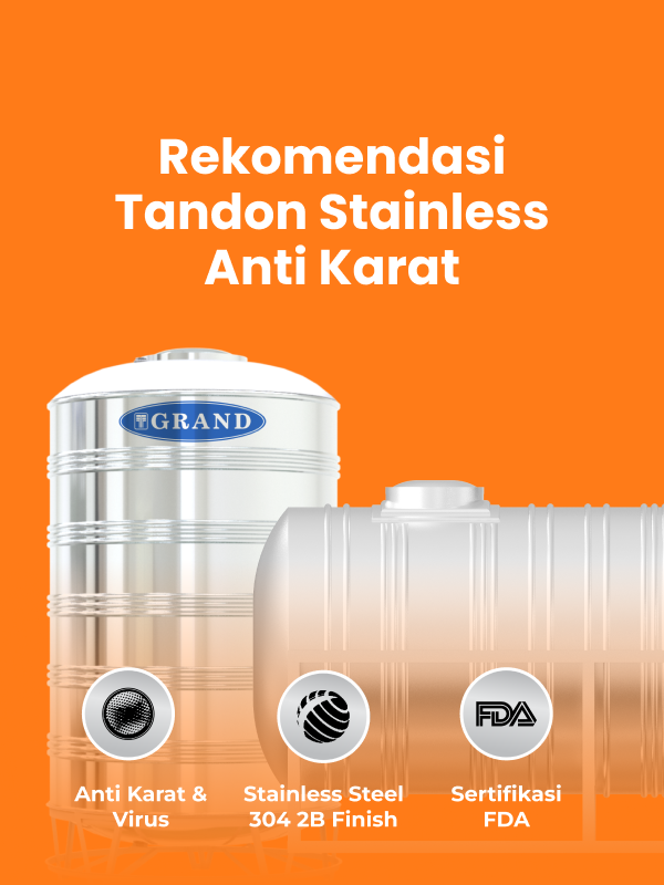 Rekomendasi Tandon Stainless Anti Karat