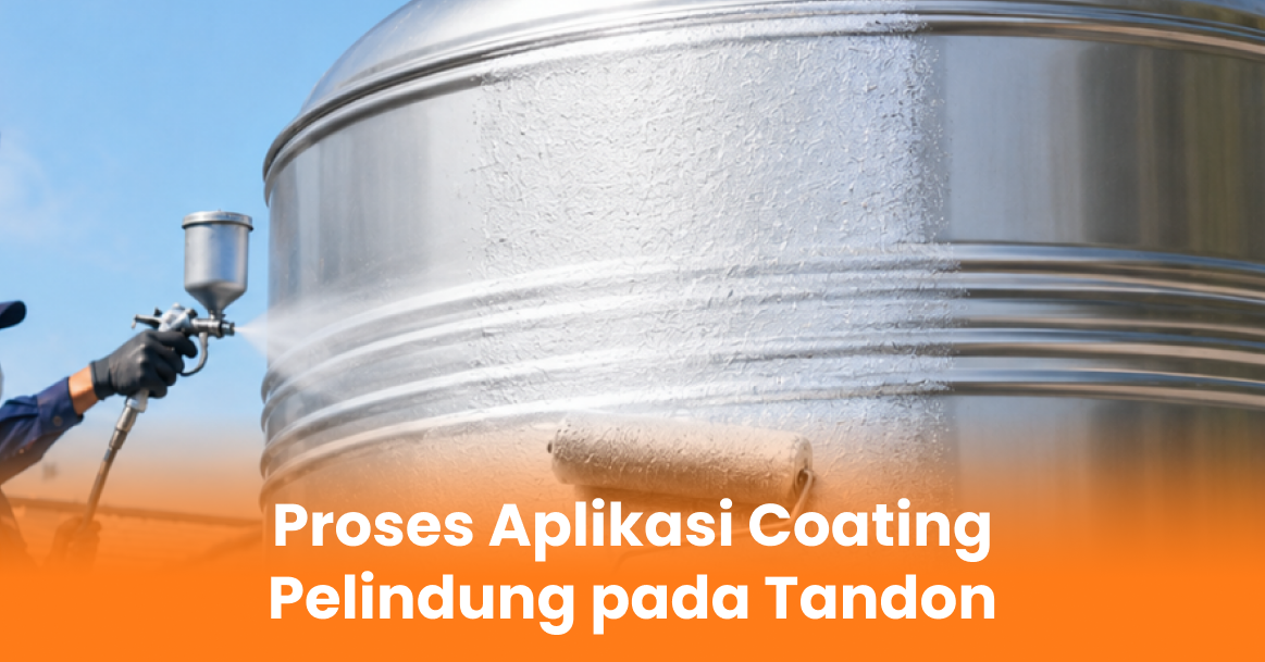 Proses Aplikasi Coating Pelindung pada Tandon