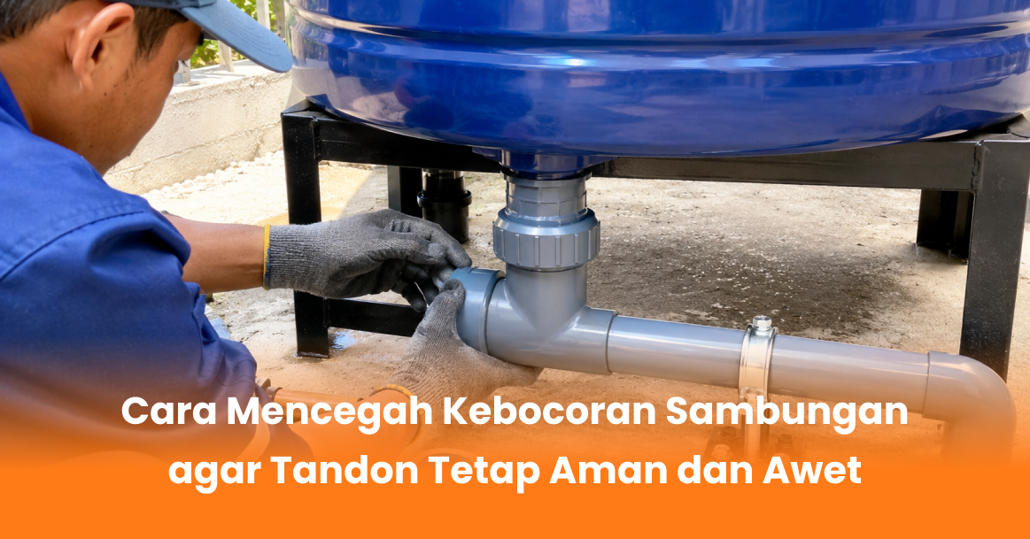 Cara Mencegah Kebocoran Sambungan agar Tandon Tetap Aman dan Awet