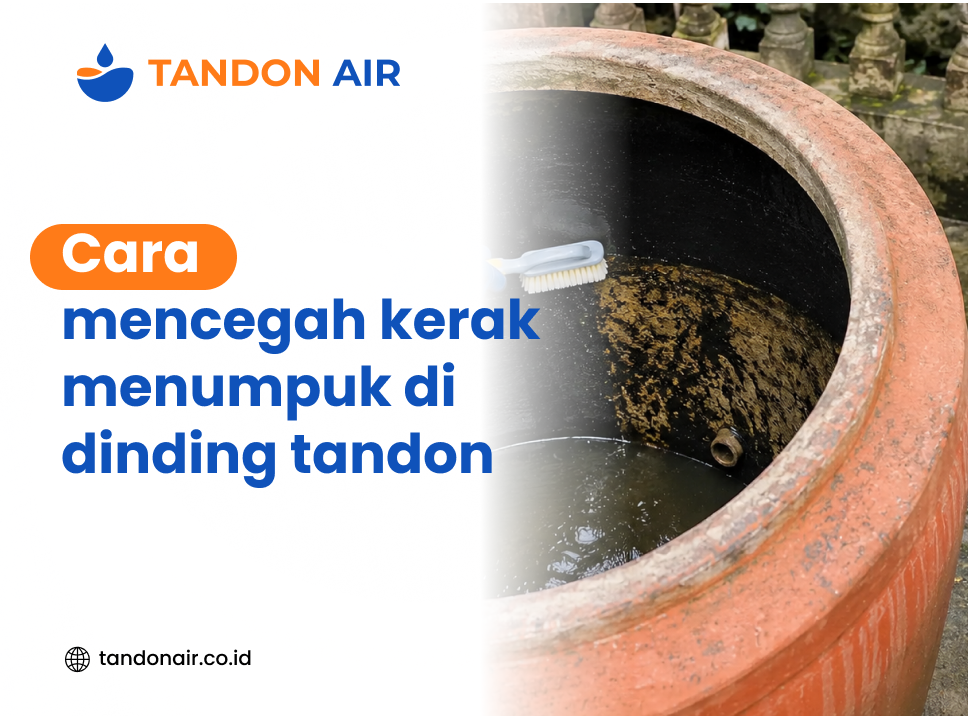 Cara mencegah kerak menumpuk di dinding tandon