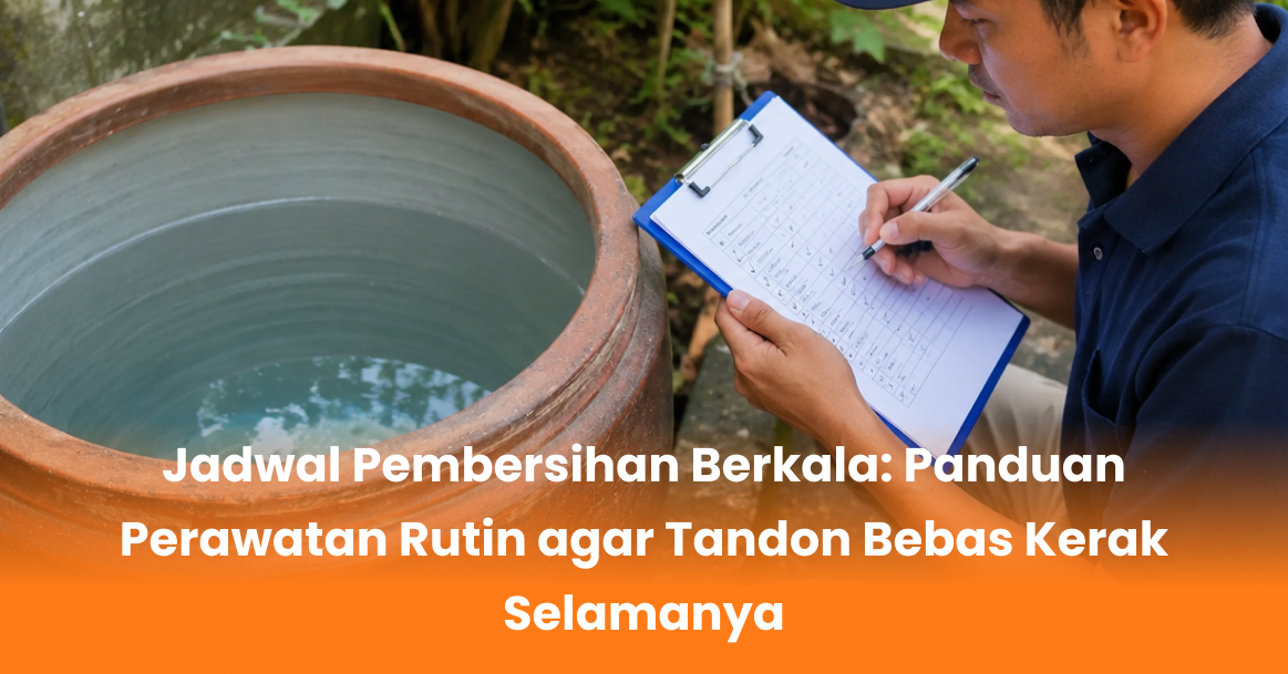 Jadwal Pembersihan Berkala: Panduan Perawatan Rutin agar Tandon Bebas Kerak Selamanya