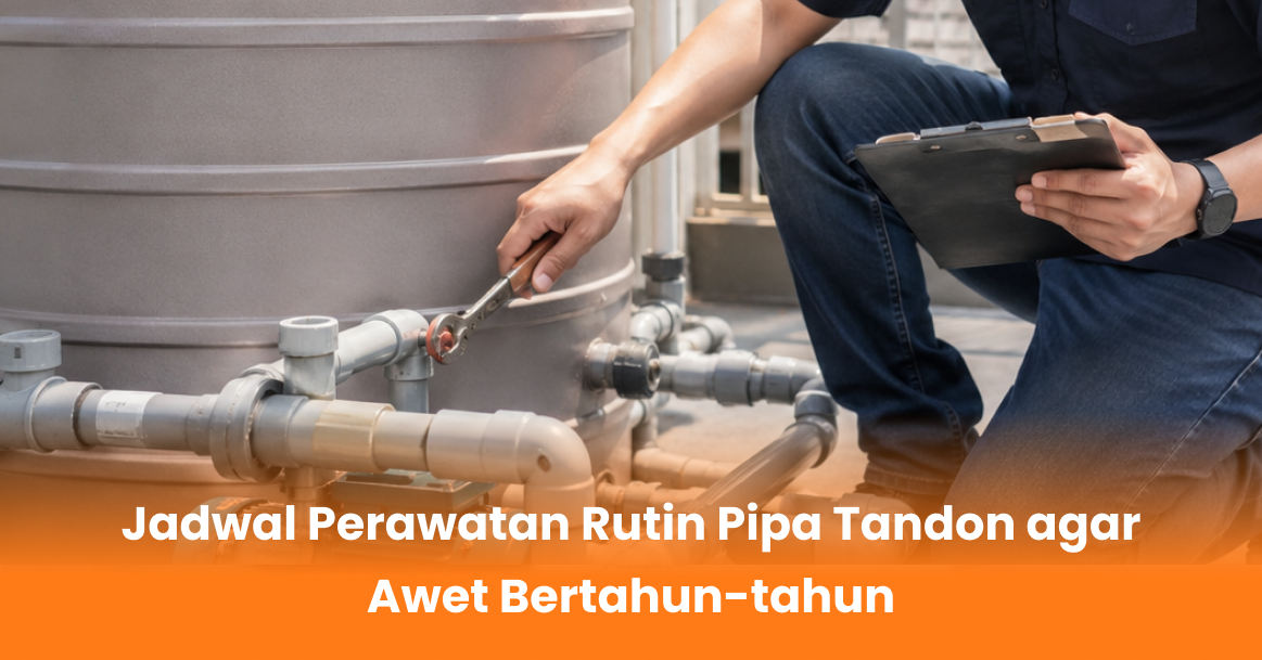 Jadwal Perawatan Rutin Pipa Tandon agar Awet Bertahun-tahun
